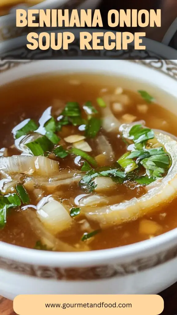 Benihana Onion Soup Recipe