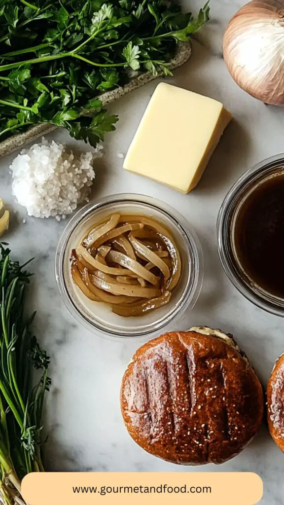 French Onion Soup Burger Copycat Recipe