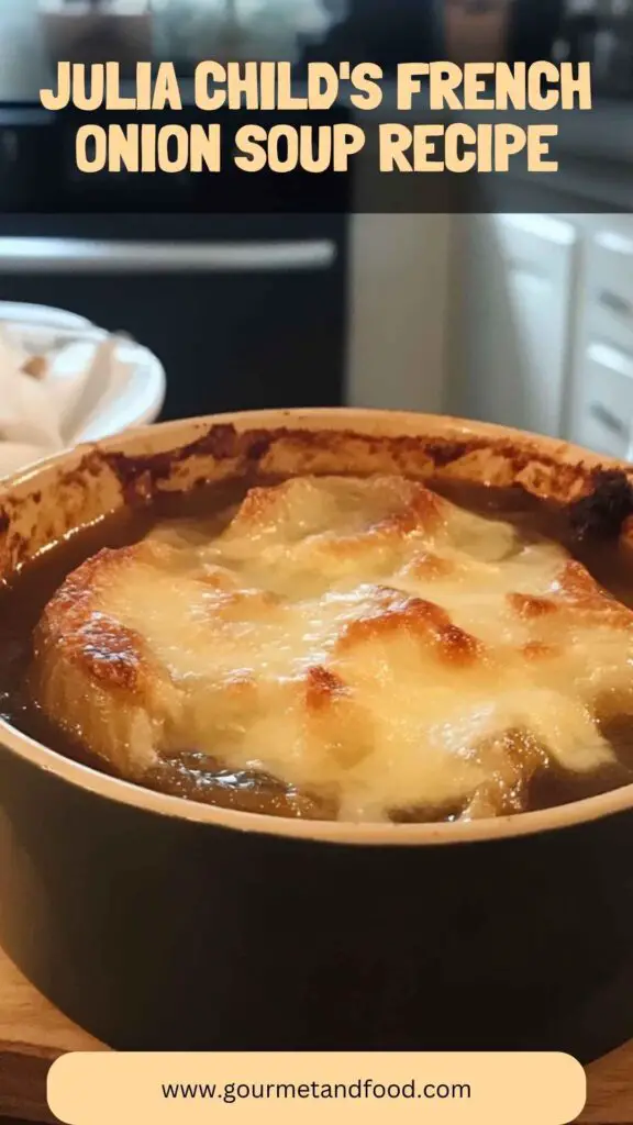 Julia Child's French Onion Soup Recipe
