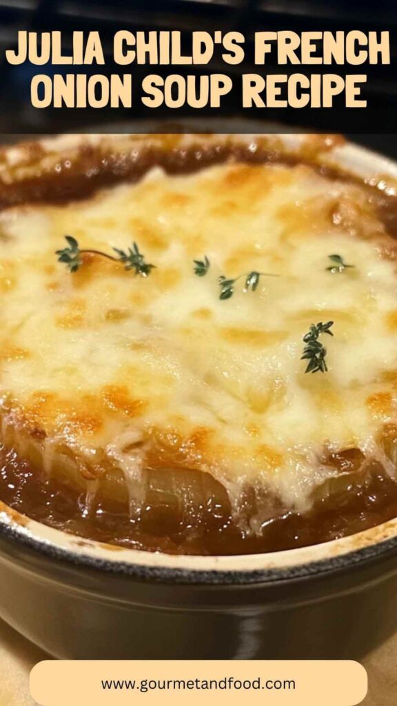 Julia Child's French Onion Soup Recipe