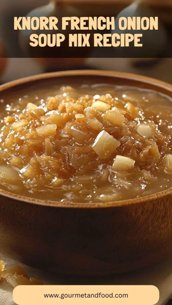 Knorr French Onion Soup Mix Recipe