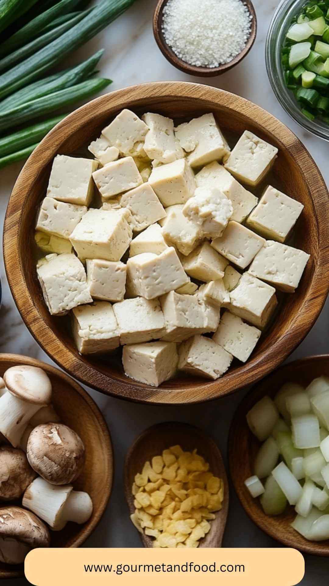 Tofu Mushroom Green Onion Soup Copycat Recipe