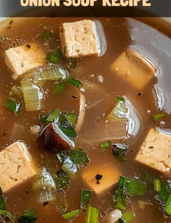 Tofu Mushroom Green Onion Soup Recipe