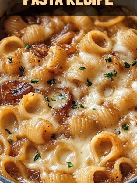 French Onion Soup Pasta Recipe