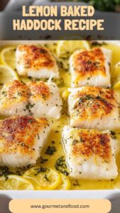 Lemon Baked Haddock Recipe – Gourmet And Food