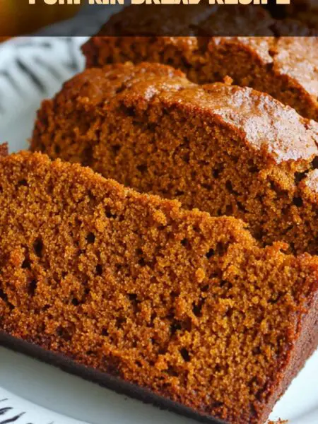 Old Fashioned Southern Pumpkin Bread Recipe