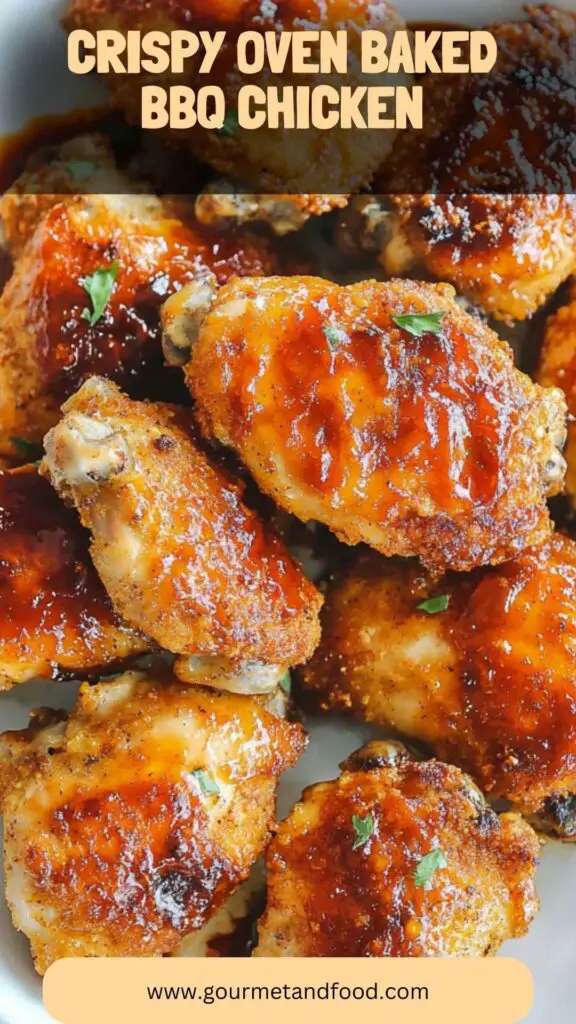Crispy Oven Baked BBQ Chicken