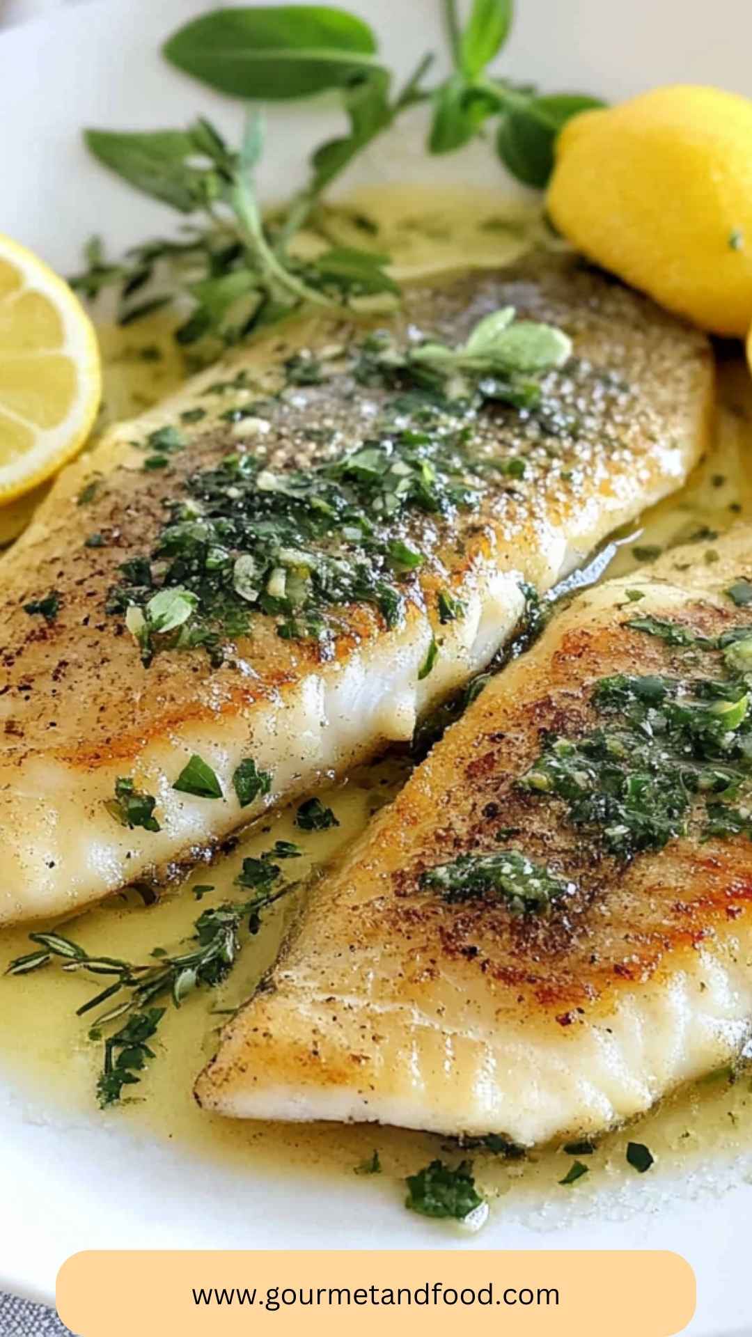 Pan Fried Sea Bass With Lemon Garlic Herb Sauce Copycat Recipe