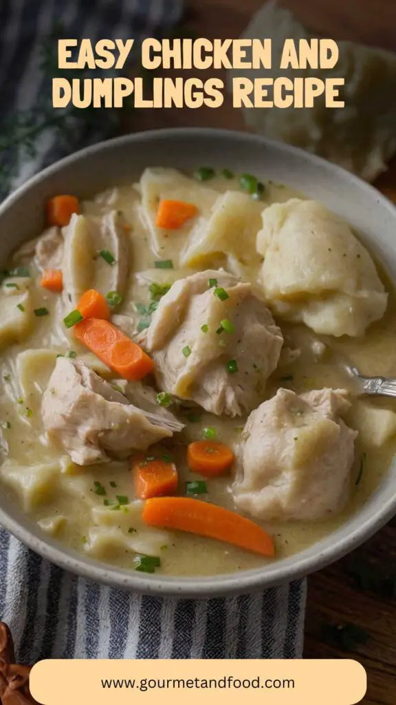 Easy Chicken and Dumplings Recipe