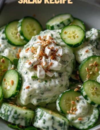 Creamy Cucumber Salad Recipe