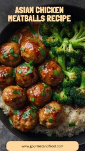 Asian Chicken Meatballs Recipe – Gourmet And Food