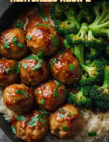 Asian Chicken Meatballs Recipe