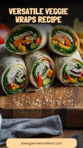 Versatile Veggie Wraps Recipe-Gourmet And Food