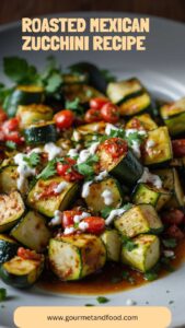 Roasted Mexican Zucchini Recipe – Gourmet And Food