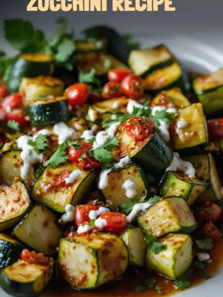Roasted Mexican Zucchini Recipe