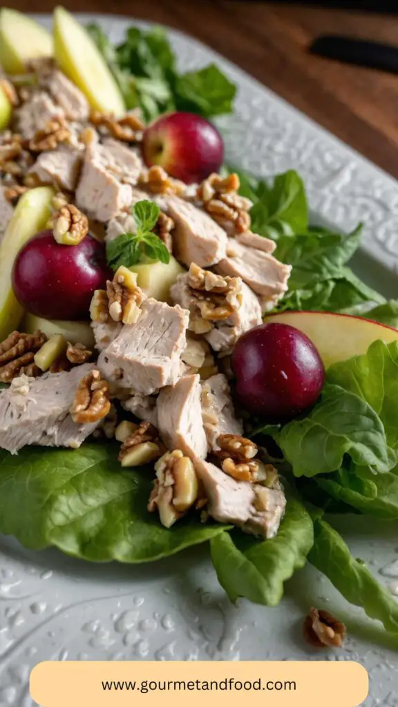 How to make Chicken salad with apples and walnuts