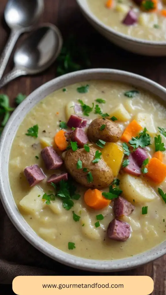 How to make Instant Pot Potato Soup Recipe
