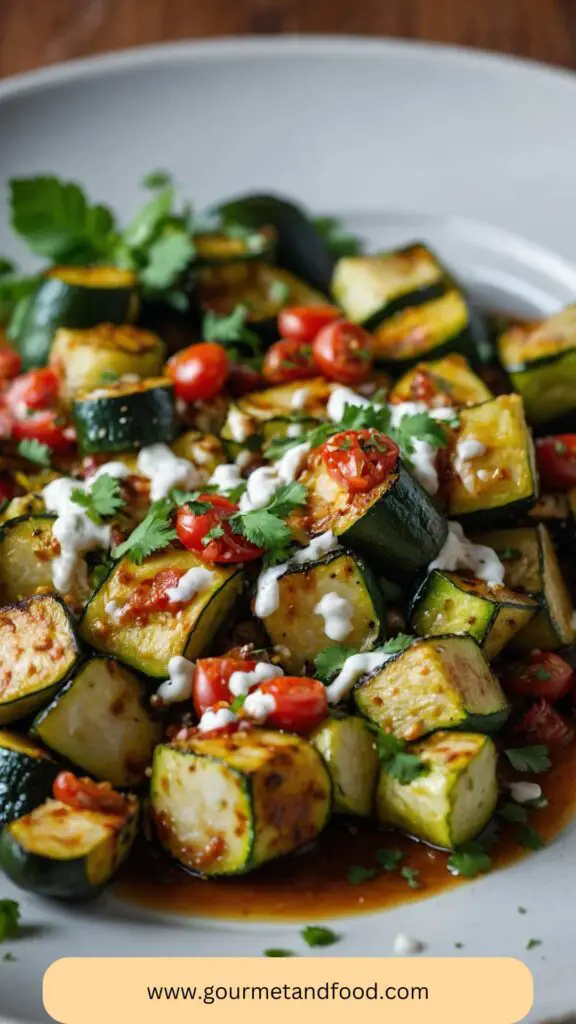 How to make Roasted Mexican Zucchini Recipe 