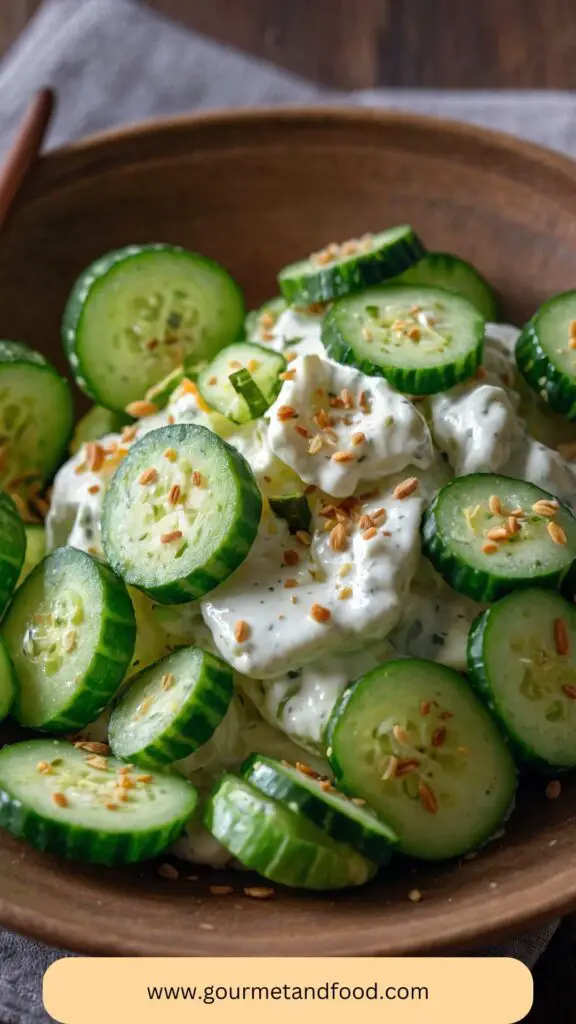 Creamy Cucumber Salad 