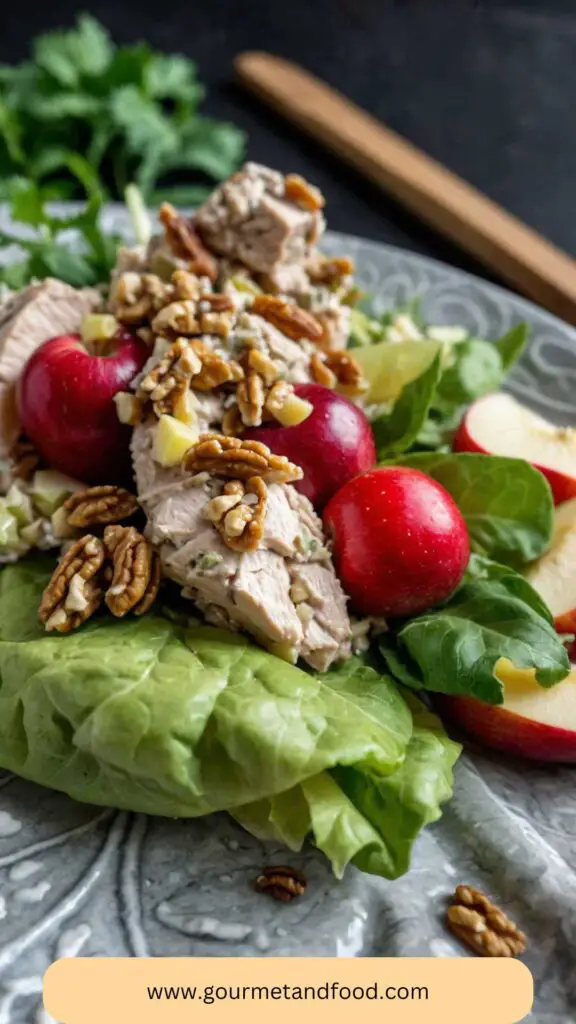 Chicken salad with apples and walnuts Recipe