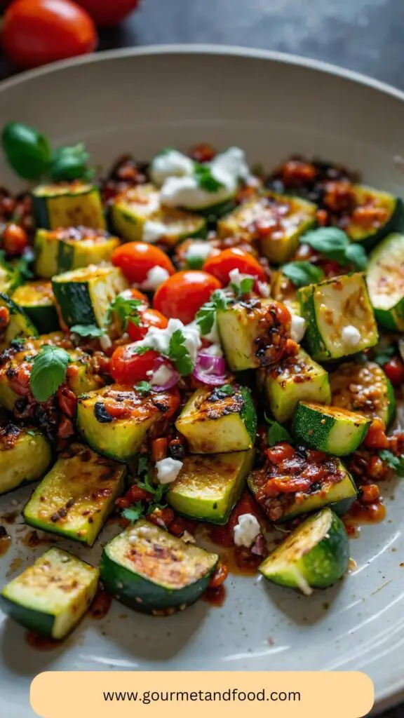 Roasted Mexican Zucchini