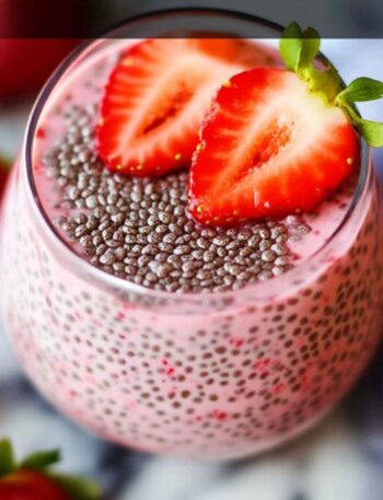 Strawberry Chia Seed Pudding
