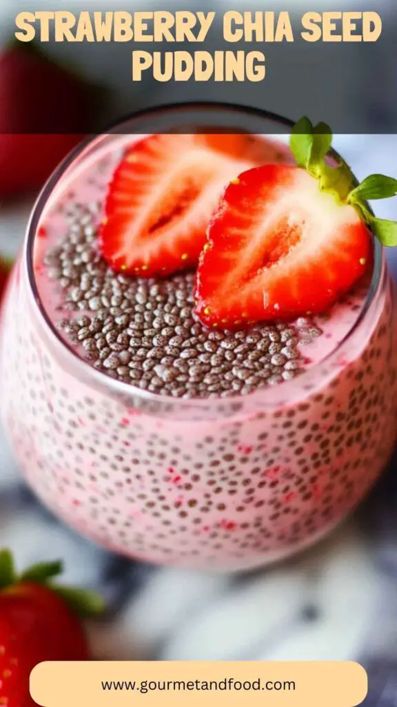 Strawberry Chia Seed Pudding