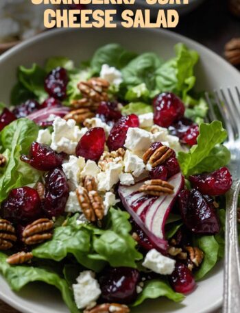 How To Make Cranberry Goat Cheese Salad