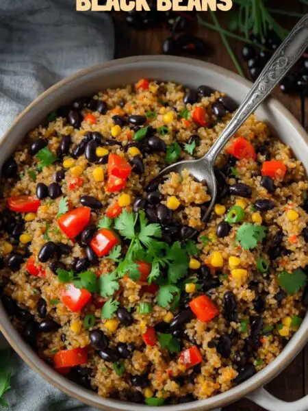 Spicy Quinoa and Black Beans