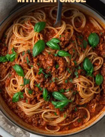 One Pot Spaghetti with Meat Sauce Recipe