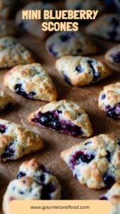 Mini Blueberry Scones – Gourmet And Food