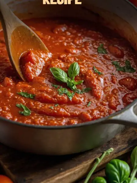 Fresh Tomato Sauce Recipe