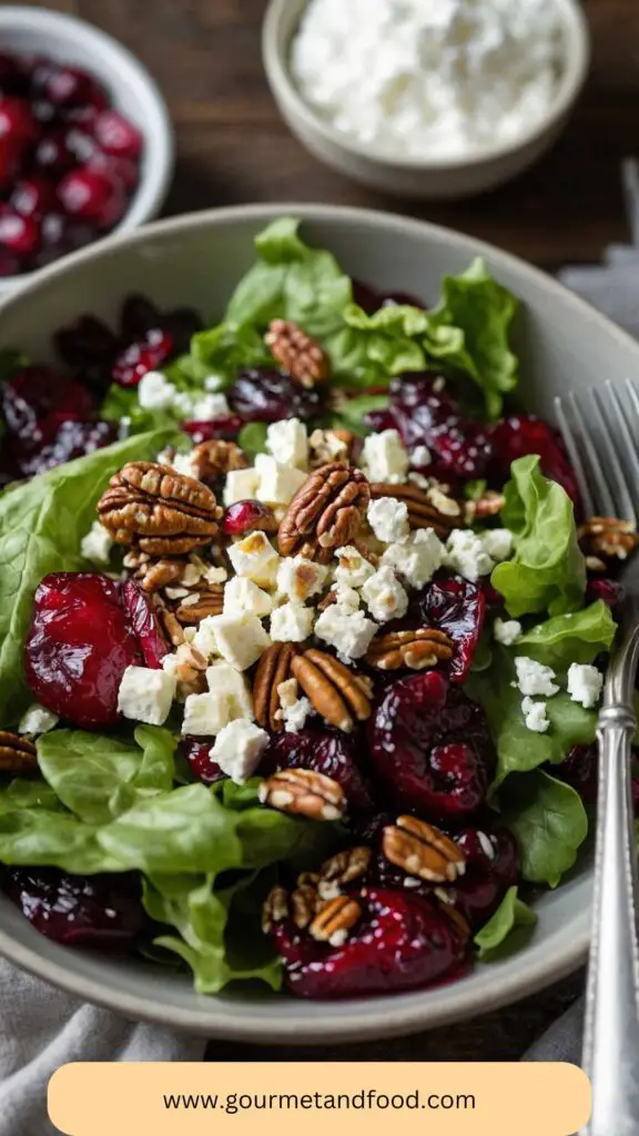 How To Make Cranberry Goat Cheese Salad Recipe