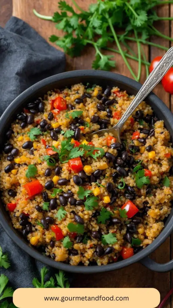 Spicy Quinoa and Black Beans Recipe