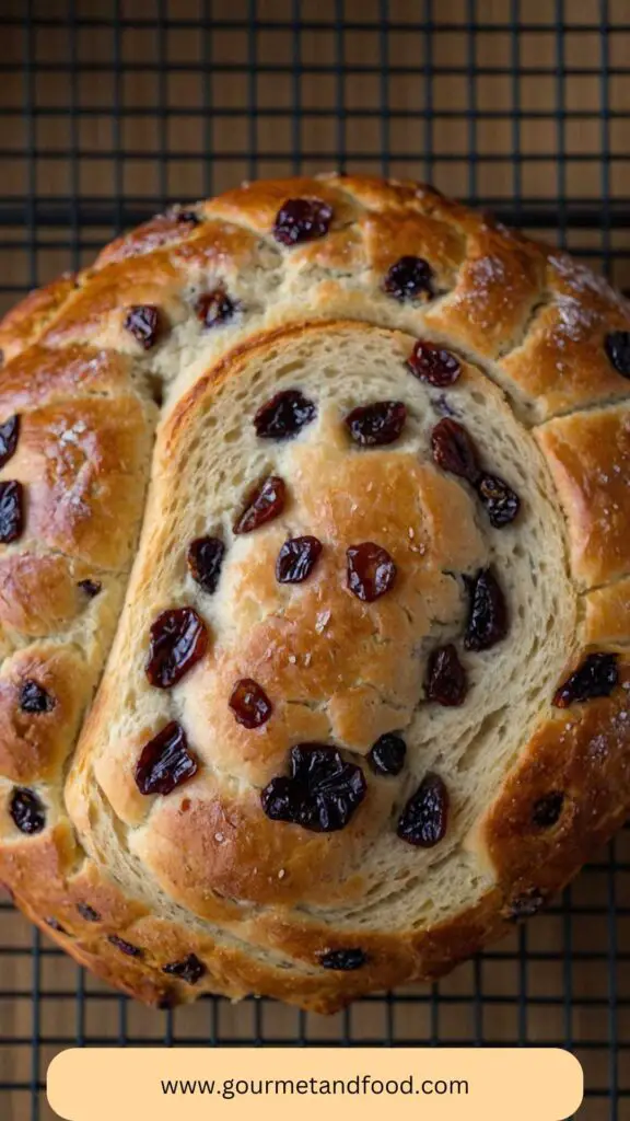 No Knead Cinnamon Raisin Bread Recipe