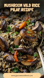 Mushroom Wild Rice Pilaf Recipe – Gourmet And Food