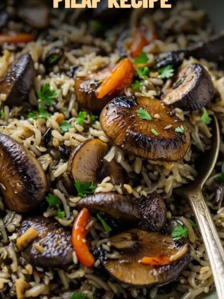 Mushroom Wild Rice Pilaf