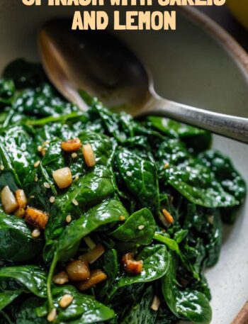 5-Minute Sautéed Spinach with Garlic and Lemon