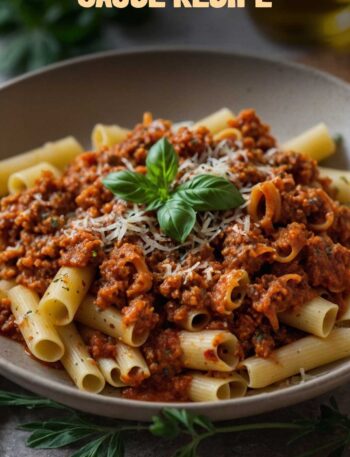 Pasta With Bolognese Sauce Recipe