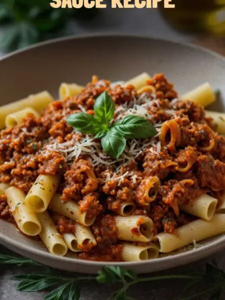 Pasta With Bolognese Sauce Recipe