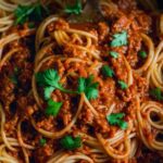 One Pot Spaghetti with Meat Sauce