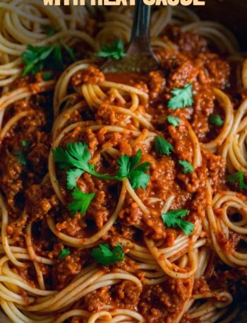 One Pot Spaghetti with Meat Sauce
