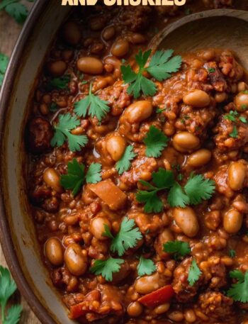 Mexican Baked Beans and Chorizo