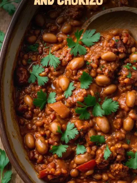 Mexican Baked Beans and Chorizo