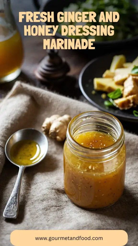 Fresh Ginger and Honey Dressing Marinade