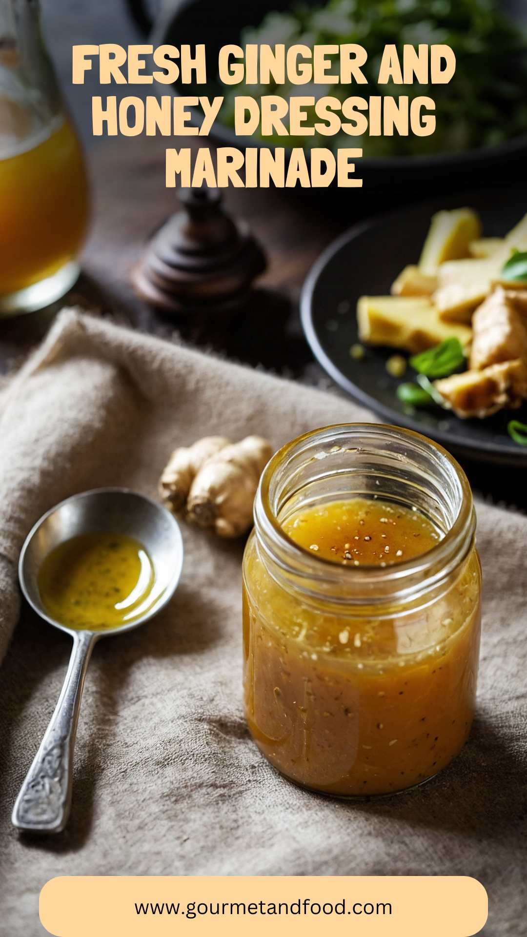Fresh Ginger and Honey Dressing Marinade