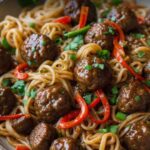 Lo Mein Meatballs Recipe