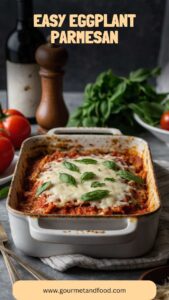 Easy Eggplant Parmesan – Gourmet And Food