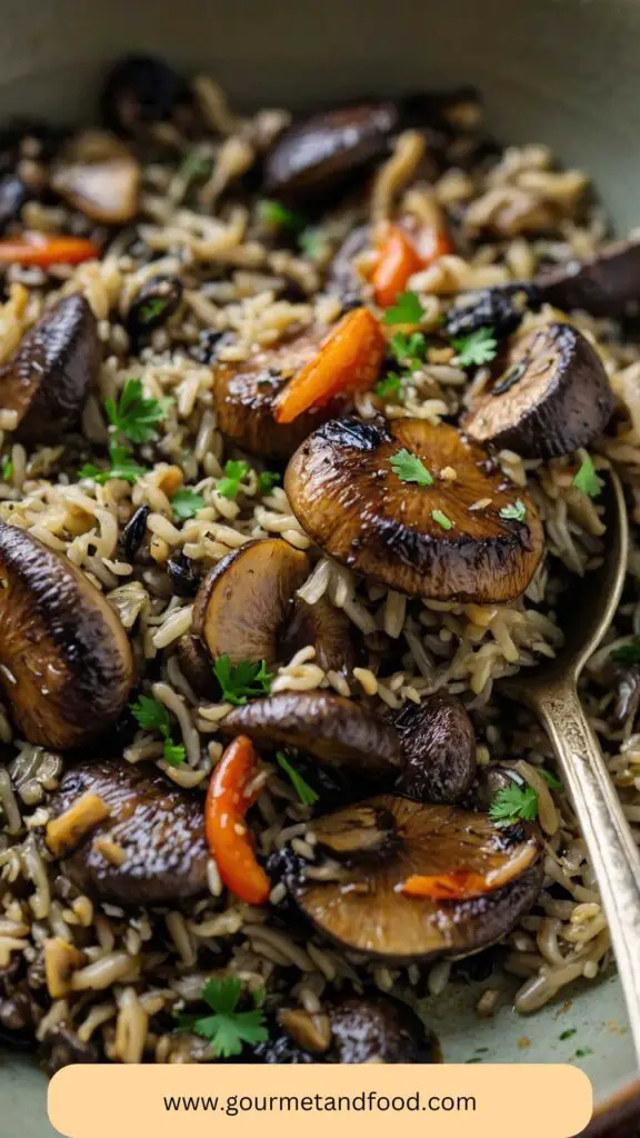 How to make Mushroom Wild Rice Pilaf Recipe