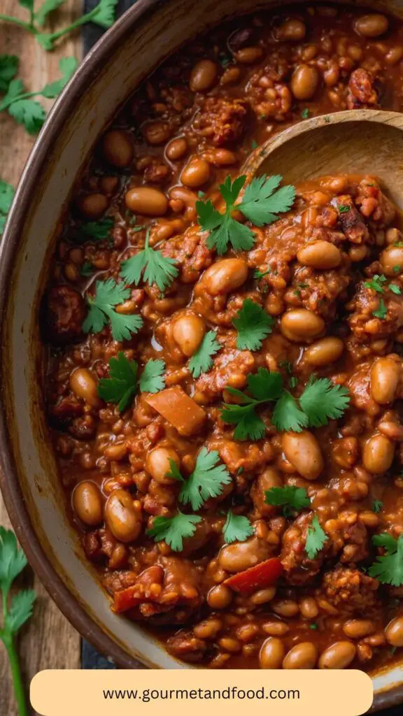 How to make Mexican Baked Beans and Chorizo